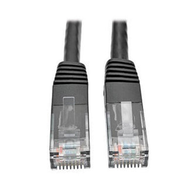 Eaton N200-001-BK Cat6 Gigabit Molded (UTP) Ethernet Cable (RJ45 M/M), PoE, Black, 1 ft. (0.31 m)