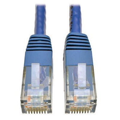 Eaton N200-003-BL Cat6 Gigabit Molded (UTP) Ethernet Cable (RJ45 M/M), PoE, Blue, 3 ft. (0.91 m)