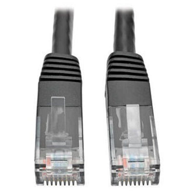 Eaton N200-006-BK Cat6 Gigabit Molded (UTP) Ethernet Cable (RJ45 M/M), PoE, Black, 6 ft. (1.83 m)