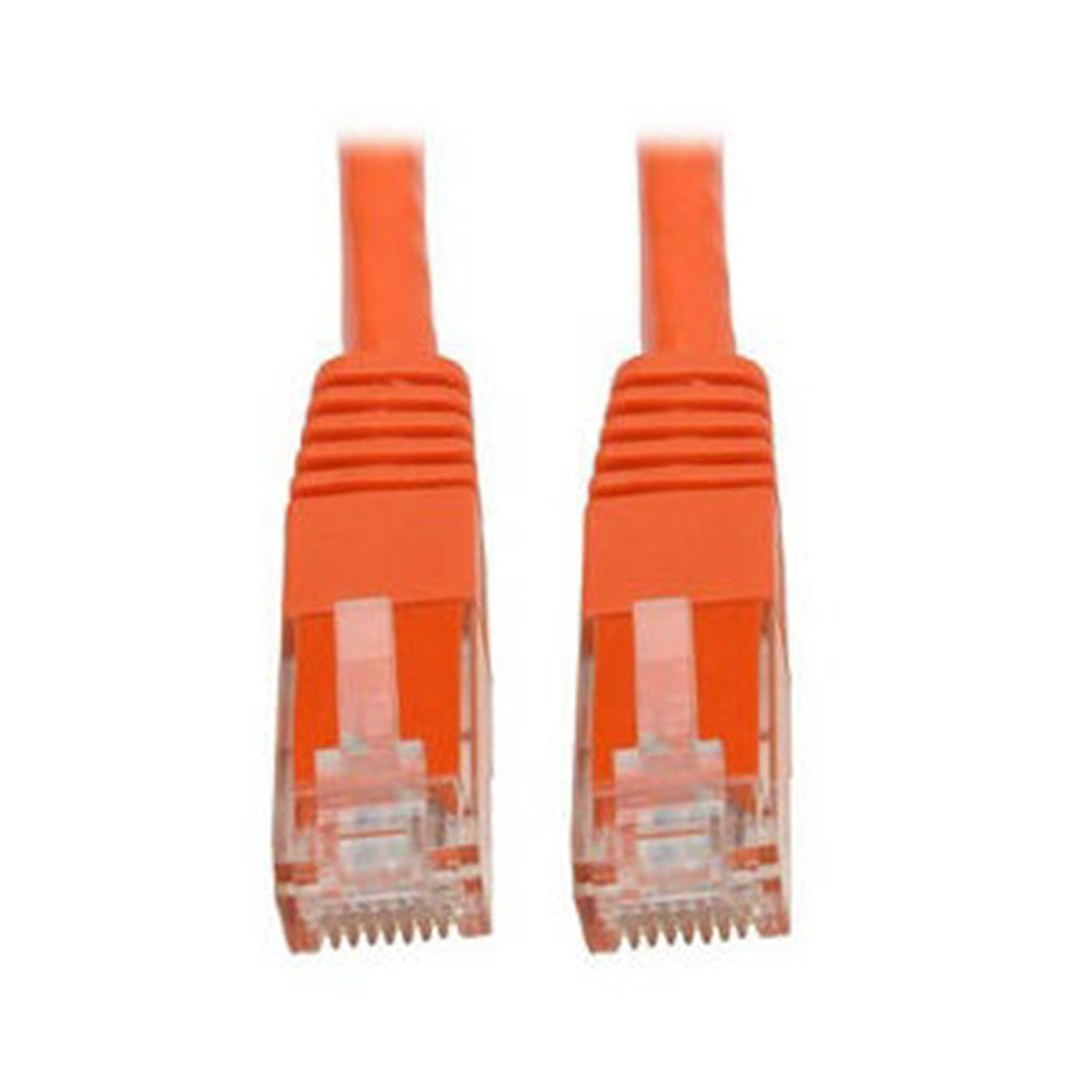 Eaton N200-006-OR Cat6 Gigabit Molded (UTP) Ethernet Cable (RJ45 M/M), PoE, Orange, 6 ft. (1.83 m)