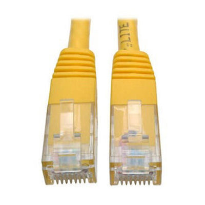 Eaton N200-020-YW Cat6 Gigabit Molded (UTP) Ethernet Cable (RJ45 M/M), PoE, Yellow, 20 ft. (6.09 m)