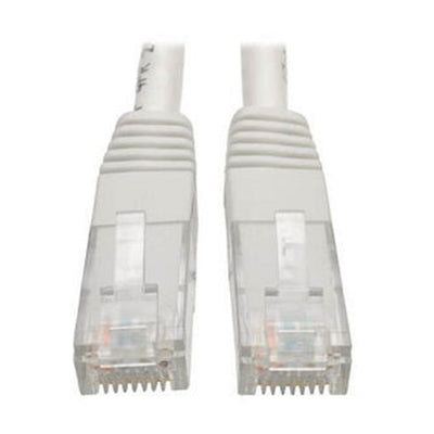 Eaton N200-025-WH Cat6 Gigabit Molded (UTP) Ethernet Cable (RJ45 M/M), PoE, White, 25 ft. (7.62 m)