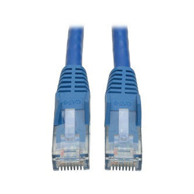 Eaton N201-005-BL Cat6 Gigabit Snagless Molded (UTP) Ethernet Cable (RJ45 M/M), PoE, Blue, 5 ft. (1.52 m)