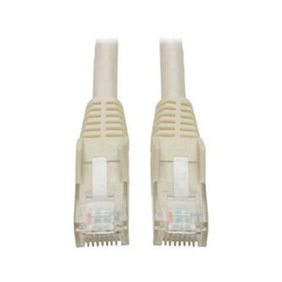 Eaton N201-014-WH Cat6 Gigabit Snagless Molded (UTP) Ethernet Cable (RJ45 M/M), PoE, White, 14 ft. (4.27 m)