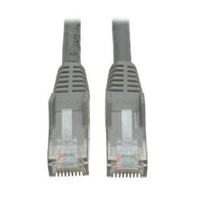Eaton N201-030-GY Cat6 Gigabit Snagless Molded (UTP) Ethernet Cable (RJ45 M/M), PoE, Gray, 30 ft. (9.14 m)