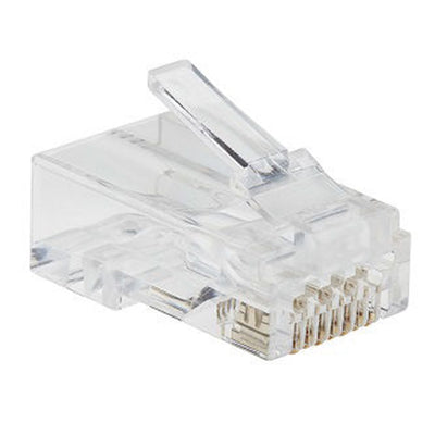 Eaton N232-050-UTP Cat6 RJ45 Pass-Through UTP Modular Plug, 50 Pack