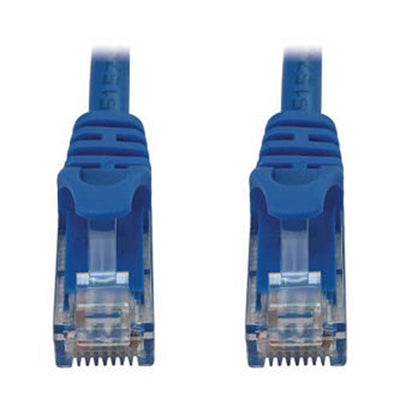 Eaton N261-006-BL Cat6a 10G Snagless Molded UTP Ethernet Cable (RJ45 M/M), PoE, Blue, 6 ft. (1.8 m)