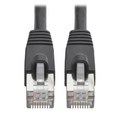 Eaton N262-007-BK Cat6a 10G Snagless Shielded STP Ethernet Cable (RJ45 M/M), PoE, Black, 7 ft. (2.13 m)