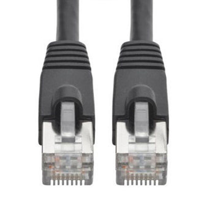 Eaton N262-015-BK Cat6a 10G Snagless Shielded STP Ethernet Cable (RJ45 M/M), PoE, Black, 15 ft. (4.57 m)