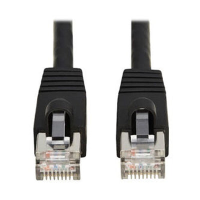 Eaton N272-F01-BK Cat8 40G Snagless SSTP Ethernet Cable (RJ45 M/M), PoE, Black, 1 ft. (0.3 m)