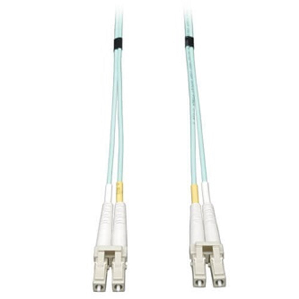 Eaton N820-01M 10Gb Duplex Multimode 50/125 OM3 LSZH Fiber Patch Cable (LC/LC) - Aqua, 1M (3 ft.)