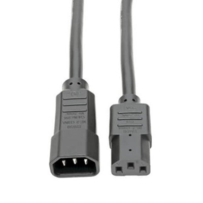 Eaton P005-003 Heavy-Duty PDU Power Cord, C13 to C14 - 15A, 250V, 14 AWG, 3 ft. (0.91 m), Black