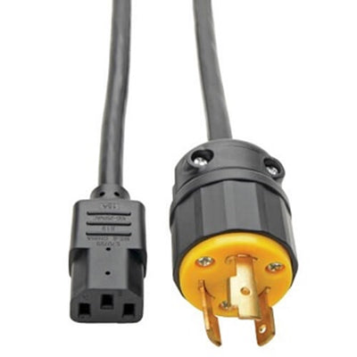 Eaton P011-006 Computer Power Cord, NEMA L6-20P to C13 - Heavy-Duty, 15A, 125V, 14 AWG, 6 ft. (1.83 m), Black