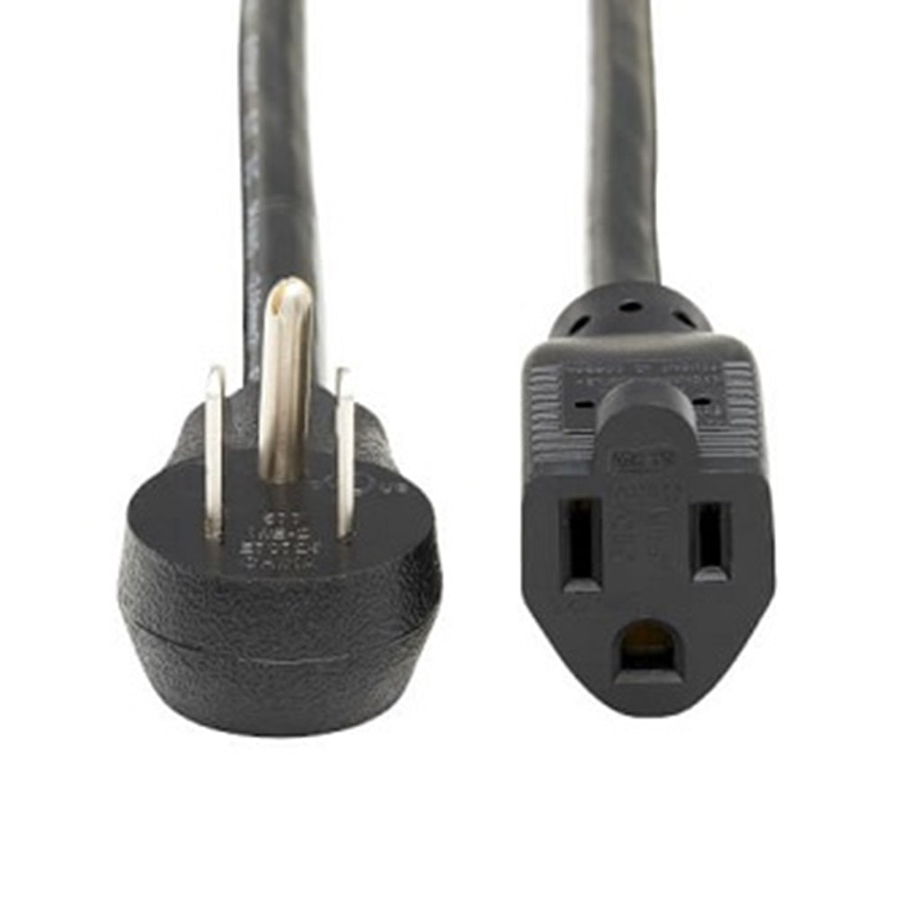 Eaton P024-006-15D Power Extension Cord, Right-Angle NEMA 5-15P to NEMA 5-15R - Heavy-Duty, 15A, 120V, 14 AWG, 6 ft. (1.83 m)