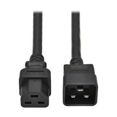 Eaton P035-006 Power Cord, C20 to C21 - Heavy-Duty, 20A, 250V, 12 AWG, 6 ft. (1.83 m), Black