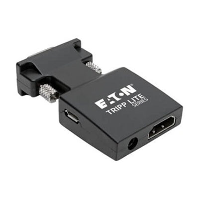 Eaton P131-000-A-DISP HDMI to VGA Active Adapter Video Converter with Audio (F/M)