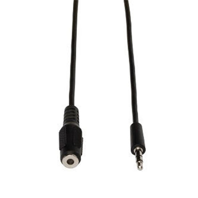 Eaton P311-010 3.5mm Mini Stereo Audio Extension Cable for Speakers and Headphones (M/F), 10 ft. (3.05 m)