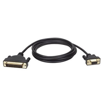 Eaton P404-006 AT Serial Modem Gold Cable (DB25 to DB9 M/F), 6 ft. (1.83 m)