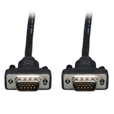Eaton P502-006-SM Tripp Lite series Low-Profile VGA High-Resolution RGB Coaxial Cable (HD15 M/M), 6 ft. (1.83 m)