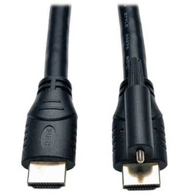 Eaton P569-015-LOCK Tripp Lite Series High Speed HDMI Cable with Ethernet and Locking Connector, UHD 4K, 24AWG (M/M), 15 ft.