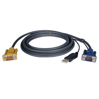Eaton P776-019 USB (2-in-1) Cable Kit for NetDirector KVM Switch B020-Series and KVM B022-Series, 19 ft. (5.79 m)