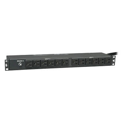 Eaton PDU2430 2.9kW Single-Phase 120V Basic PDU, 24 NEMA 5-15R Outlets, NEMA L5-30P Input, 15 ft. (4.57 m) Cord, 1U