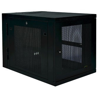 Eaton SRW12US33 SmartRack 12U Server-Depth Wall-Mount Small Rack Enclosure, Hinged Back