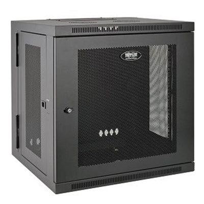 Eaton SRW12USDP SmartRack 12U UPS-Depth Wall-Mount Small Rack Enclosure, Hinged Back