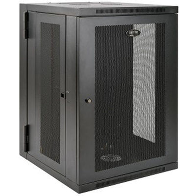 Eaton SRW18USDP SmartRack 18U UPS-Depth Wall-Mount Half-Height Rack Enclosure, Hinged Back