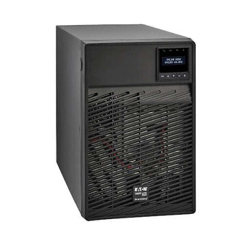 Eaton SU700XLCD SmartOnline 120V 700VA 630W Double-Conversion UPS, 6 Outlets, Network Card Option, LCD, USB, DB9, Tower