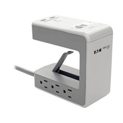 Eaton TLP648USBC Tripp Lite Series 6-Outlet Surge Protector w/2 USB-A (4.8A Shared) & 1 USB-C (3A) - 8 ft. (2.43 m) Cord, 1080