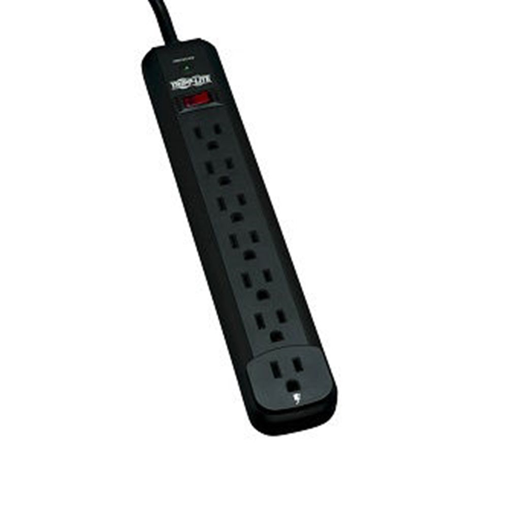 Eaton TLP712B Protect It! 7-Outlet Surge Protector, 12 ft. Cord, 1080 Joules, Diagnostic LED, Black Housing