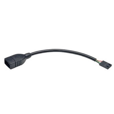 Eaton U024-06N-IDC Tripp Lite Series USB 2.0 A Female to USB Motherboard 4-PIN IDC Header Cable, 6-in. (15.24 cm)