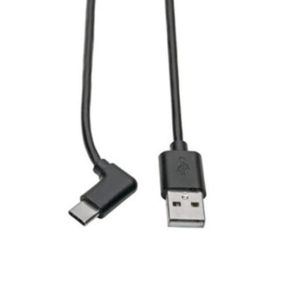 Eaton U038-006-CRA Tripp Lite Series USB-A to USB-C Cable, Right-Angle USB-C, USB 2.0, (M/M), 6 ft. (1.83 m)