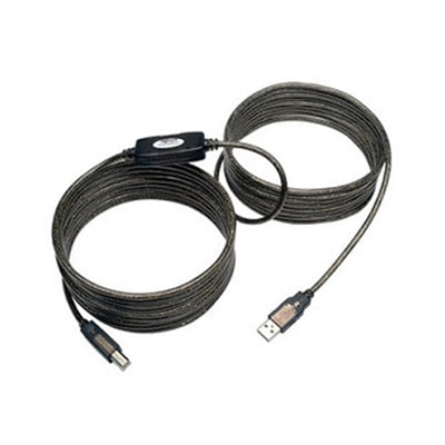 Eaton U042-025 USB 2.0 A to B Active Repeater Cable (M/M), 25 ft. (7.62 m)