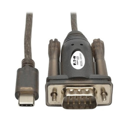 Eaton U209-005-C Tripp Lite Series USB-C to RS232 (DB9) Serial Adapter Cable (M/M), 5 ft. (1.52 m)