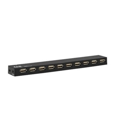 Eaton U223-010-INT Tripp Lite series 10-Port USB 2.0 Hub with Power Supply and International Plug Adapters