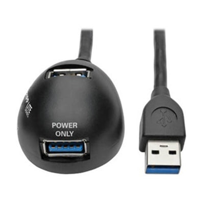 Eaton U324-006-DSK2 2-Port USB 3.0 SuperSpeed Desktop Extension Cable A (M/2xF), 6 ft. (1.83 m)