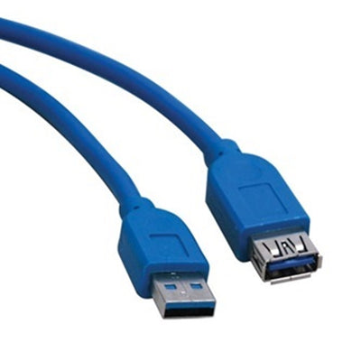 Eaton U324-016 Tripp Lite Series USB 3.0 SuperSpeed Extension Cable (A M/F), Blue, 16 ft. (4.88 m)