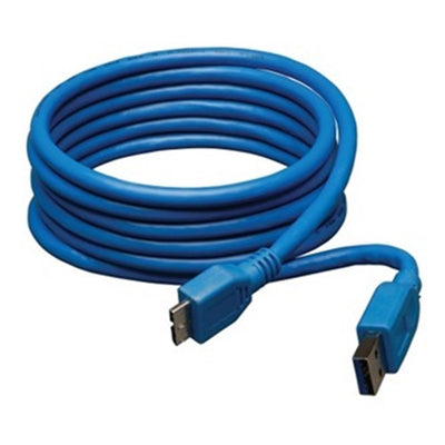 Eaton U326-006 Tripp Lite Series USB 3.0 SuperSpeed Device Cable (A to Micro-B M/M), Blue, 6 ft. (1.83 m)