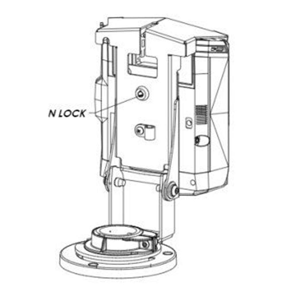 ENS Engineered Network Systems 367-5474 Low Contour, 8-90 Degree, Anti-Skimming, locking for Ingenico Lane 7000
