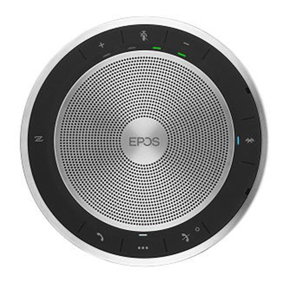 EPOS 1000224 Bluetooth Speaker phone with USB-C cable, USB-C to USB-A, BTD 800 USB adapter and carry pouch