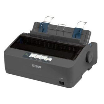 Epson C11CC24001 LX-350 - Impact Dot Matrix Form Printer, 9-Pin, Compact, 347 cps, Parallel/Serial/USB