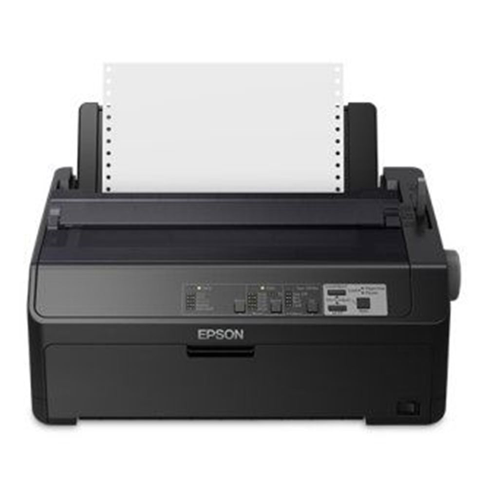 Epson C11CF37202 FX-890II NT - Impact Dot Matrix Form Printer, 9-Pin, Narrow-Carriage, 680 cps, Parallel/USB/Serial/Ethernet