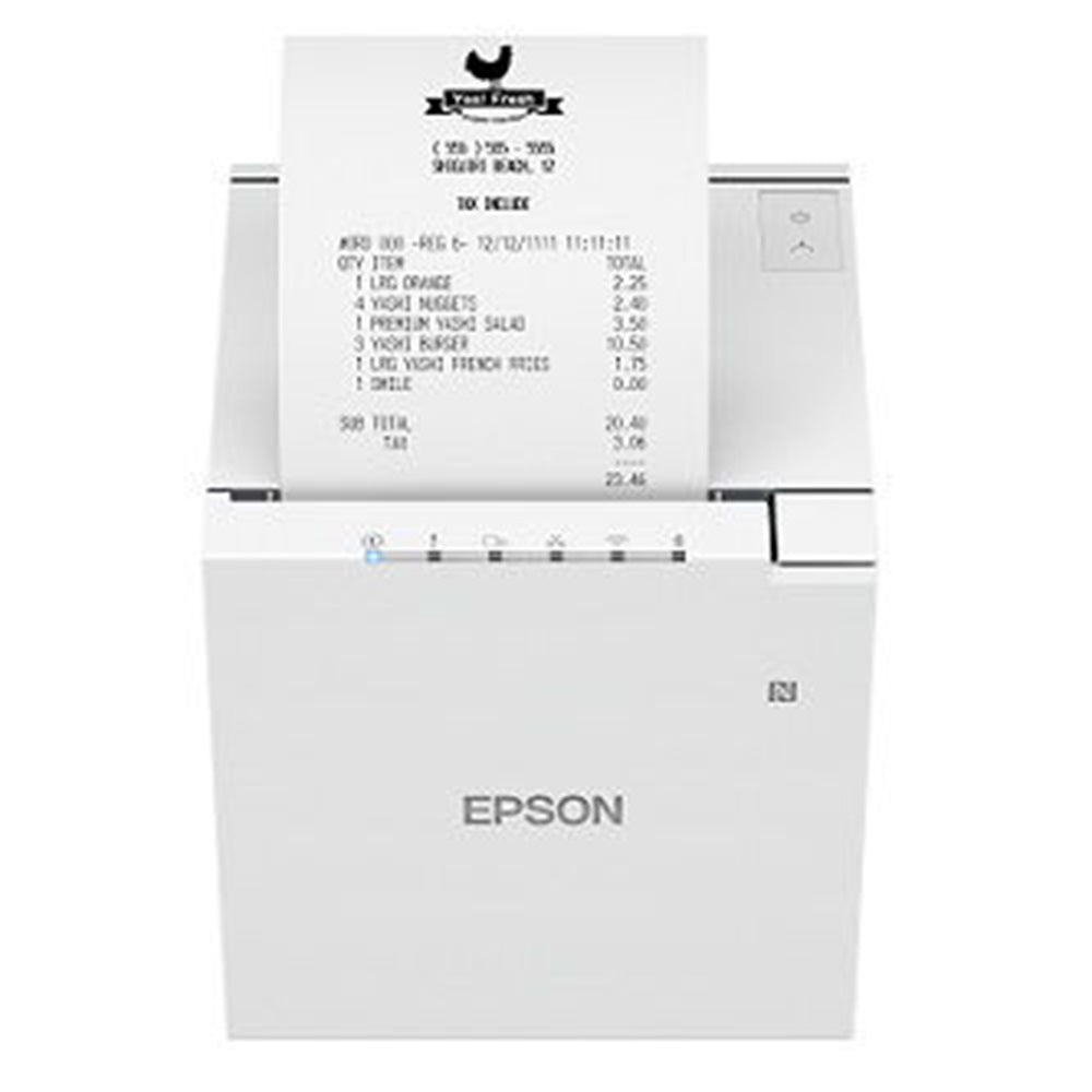 Epson C31CK50011 M30III 3" receipt, USBA,B,C,ethernt, wht