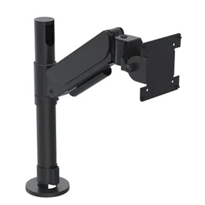 Ergonomic Solutions SPV1105-L-FX-02 SpacePole, VESA 75/100 Pole Mount, Height-adjsutable Screen Mount Essentials Range, Black