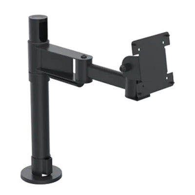 Ergonomic Solutions SPV1106-FX-02 Spacepole Sp2 400Mm Pole With 75/100 Vesa Screen Mount On A 300Mm Elbow Arm, Black