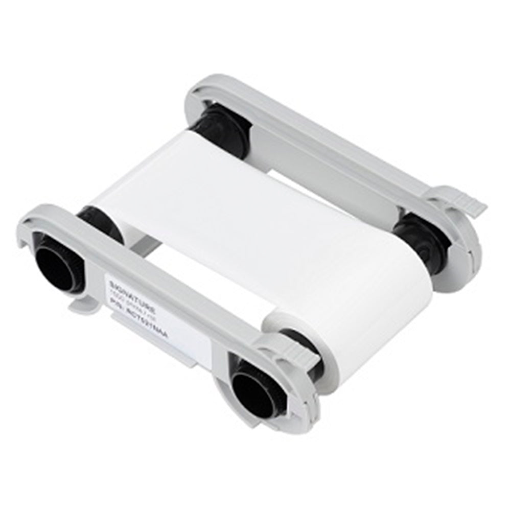 Evolis RCT021NAA WHITE SIGNATURE Ribbon - up to 1000 prints / roll