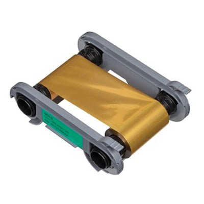 Evolis RCT216NAAA METALLIC GOLD Monochrome Ribbon - up to 1000 prints / roll