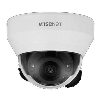Hanwha LND-6022R L series indoor dome camera, 2MP 30fps,4mm fixed focal lens , Double codec H.264/MJPEG, Wisestream II, 120dB
